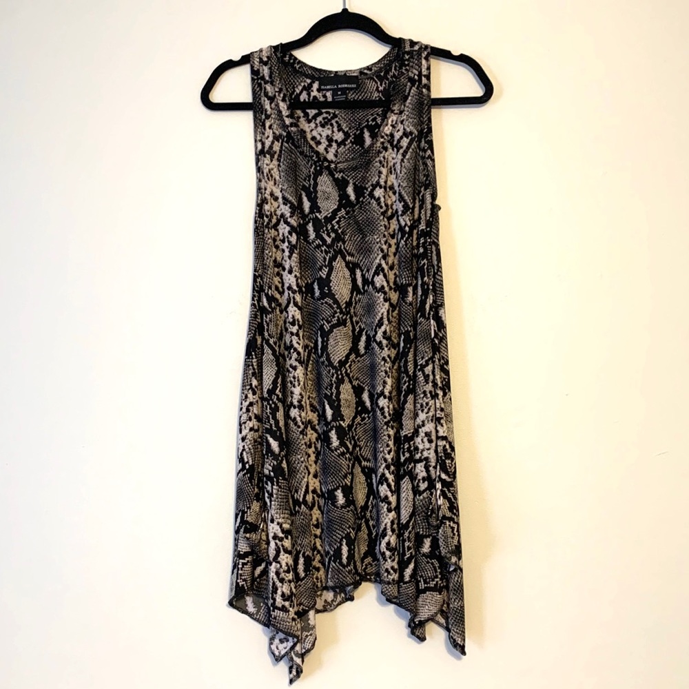 Snakeskin Mini Dress